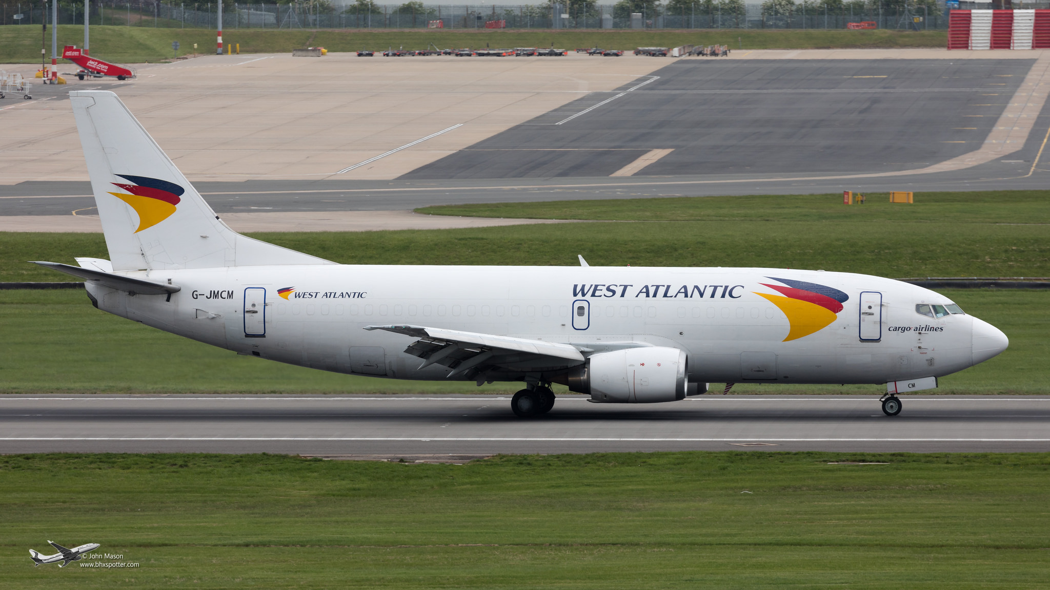 West Atlantic Cargo Airlines B733 G-JMCM & Smartwings B738 OK-TST @BHX ...